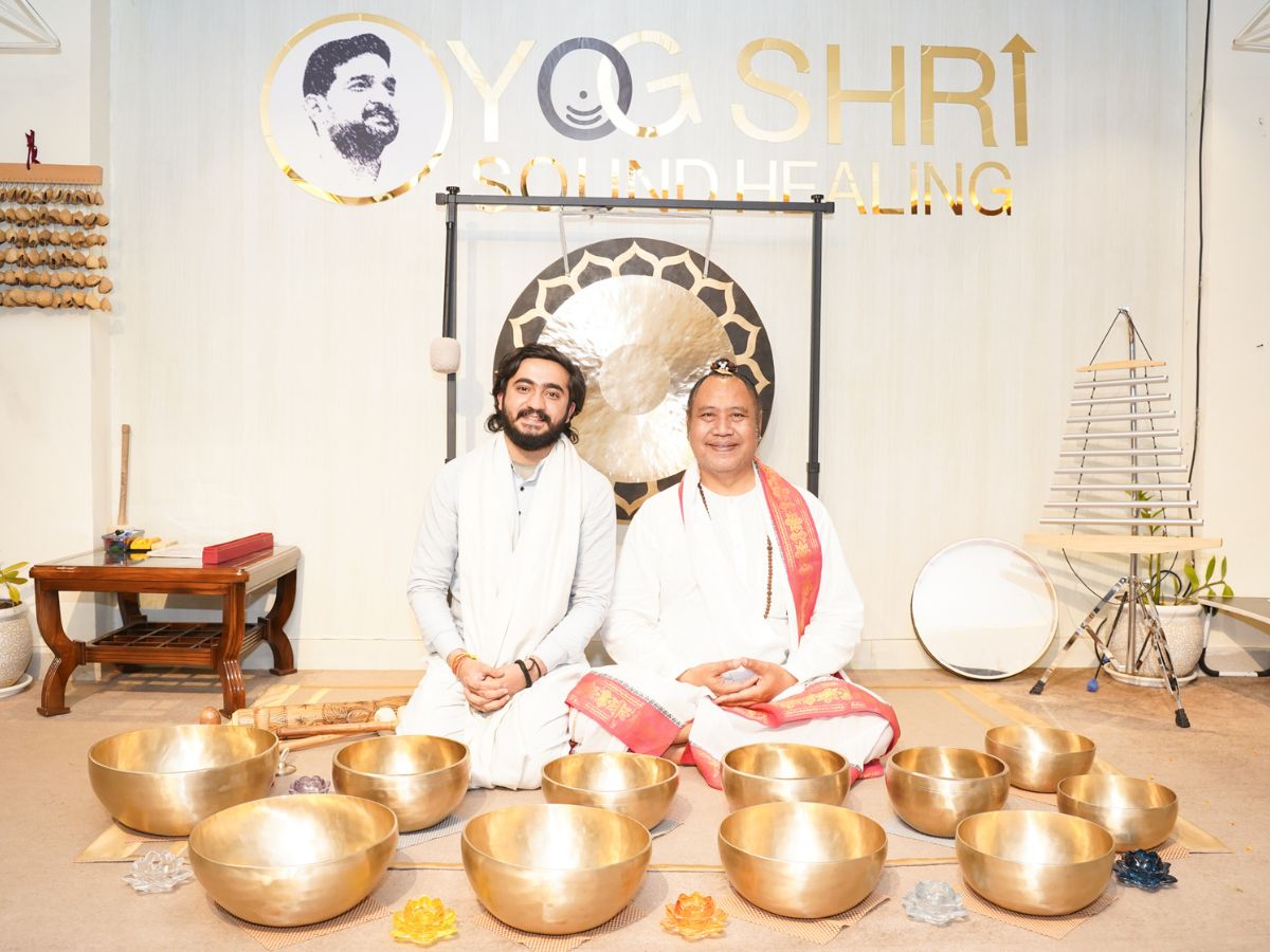 Sound Healing in Rishikesh...